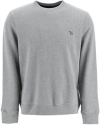 Paul Smith - Ps Paul Smith Zebra Logo Embroidered Sweatshirt - Lyst