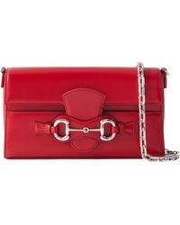 Gucci - Horsebit Ristretto Medium Shoulder Bag - Lyst