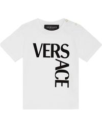 Versace - Logo-Print Jersey T-Shirt - Lyst