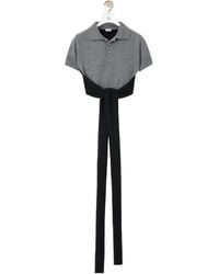 Loewe - Open Back Polo Sweater - Lyst