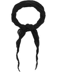Ami Paris - Ami Crinkled Gavroche Scarf - Lyst