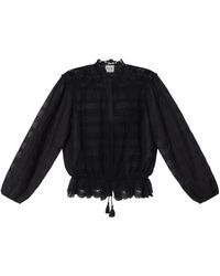Isabel Marant - Isabel Marant Polly Floral Lace Blouse - Lyst