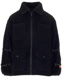 Heron Preston - Zip-Fastening Fleece Jacket - Lyst