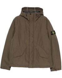 Stone Island - Padded Short Hooded Jacket - Lyst