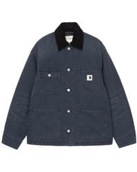 Carhartt - Corduroy-Collar Organic-Cotton Coat - Lyst