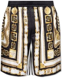 Balmain - Printed Shorts - Lyst