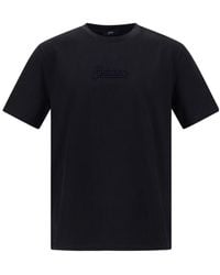 Herno - Logo-Embroidered Crewneck T-Shirt - Lyst