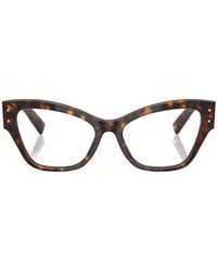 Dolce & Gabbana - Eyewear Butterfly Frame Glasses - Lyst
