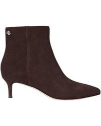 Ralph Lauren - Side Zipper Ankle Boots - Lyst