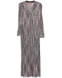 Missoni - Striped V-Neck Cardigan - Lyst