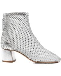 forte_forte - 60Mm Embellished Mesh Boots - Lyst