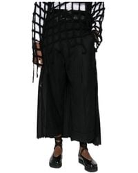 Junya Watanabe - Pleated Wool Trousers - Lyst