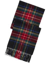 Polo Ralph Lauren - Checked Fringed Scarf - Lyst