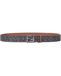 Fendi - Ff Squared Reversible Belt - Lyst