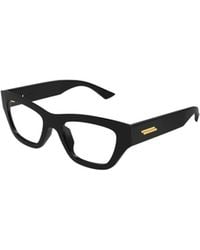 Bottega Veneta - Eyewear Rectangular Frame Glasses - Lyst