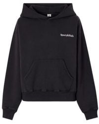 Sporty & Rich - Logo Embroidered Cotton Sweatshirt - Lyst