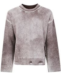 Represent - Fade Out Reversible Knitted Sweater - Lyst