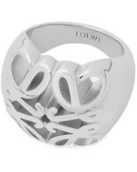 Loewe - Anagram Bombe Signet Ring - Lyst