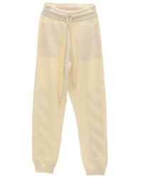 Off-White c/o Virgil Abloh - Drawstring Straight Leg Trousers - Lyst