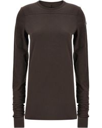Moncler - Moncler Rick Owens Logo Embroidered Jumper - Lyst