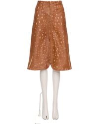 Valentino - Zippered Skirt - Lyst