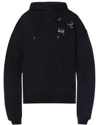 McQ - Logo Hooded Sweater - Lyst