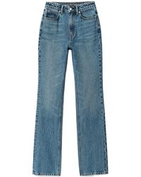 Alexander Wang - Stacked High-Rise Slim Jeans - Lyst