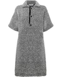 JW Anderson - Logo-Plaque Knit Polo Dress - Lyst