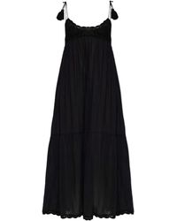 Ulla Johnson - Linnea Tassel Crochet Midi Dress - Lyst