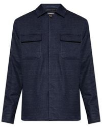 Eleventy - Chest Pocket Long-Sleeved Shirt - Lyst