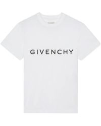 Givenchy - Logo Printed Crewneck T-Shirt - Lyst