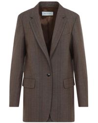 Dries Van Noten - Long-Sleeve Blazer - Lyst