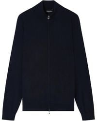 Emporio Armani - Wool Cardigan - Lyst