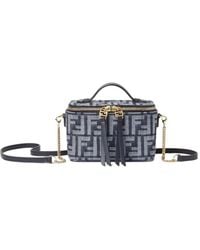 Fendi - Vanity Ff Jacquard Mini Shoulder Bag - Lyst