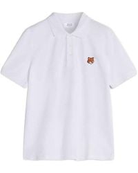 Maison Kitsuné - Maison Kitsuné Fox Head Regular Polo Shirt - Lyst