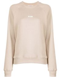 MSGM - Logo-Print Sweater - Lyst