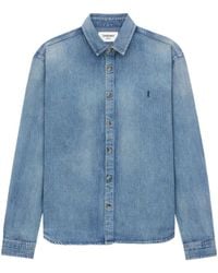 Saint Laurent - Cassandre Denim Shirt Day - Lyst