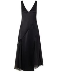 SIR. - Ingrid V-Neck Midi Dress - Lyst