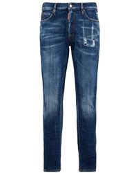 DSquared² - Dark Smoker Wash Teddy Mini Front Jeans - Lyst