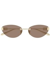 Balenciaga - Eyewear Oval Frame Sunglasses - Lyst