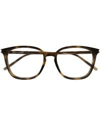 Saint Laurent - Eyewear Square Frame Glasses - Lyst