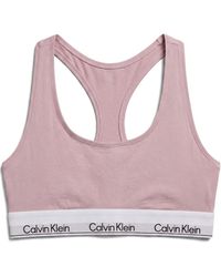 Calvin Klein - Racerback Wireless Bralette - Lyst