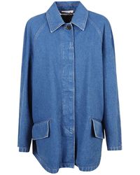 Marni - Flap-Pocket Denim Jacket - Lyst
