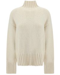 Jil Sander - High Neck Long-Sleeved Jumper - Lyst