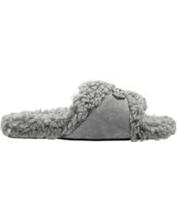 Balenciaga - Furry Slides - Lyst