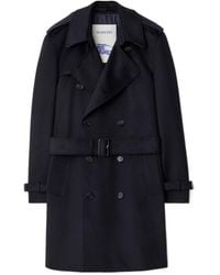 Burberry - Mid-Length Cashmere Trench Coat - Lyst