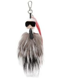 Fendi - Multicolour Fox Fur And Mink Charm - Lyst