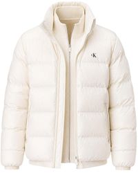Calvin Klein - Relaxed Nylon Puffer Jacket - Lyst