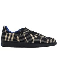 Burberry - Terrace Check Canvas Sneaker - Lyst