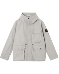 Stone Island - Hooded Multi-Pocket Jacket - Lyst